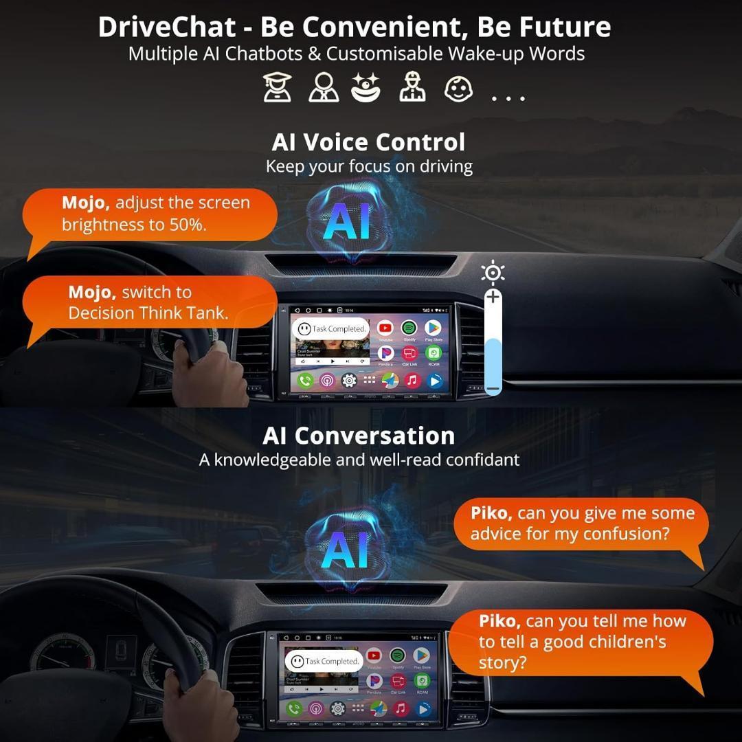 【ATOTOMOVE】2DIN カーオーディオ バックカメラ＆OBD2 7インチ