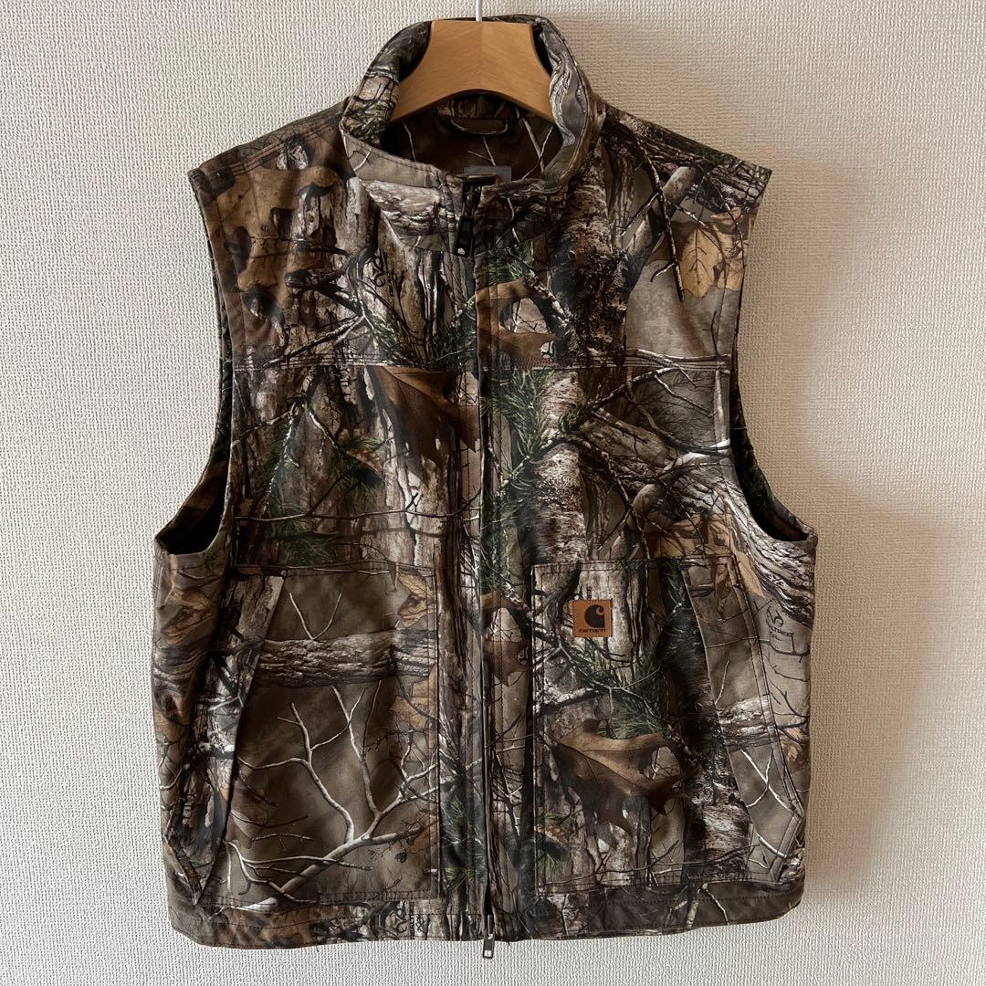 Carhartt カモフラージュ ベスト Lサイズ