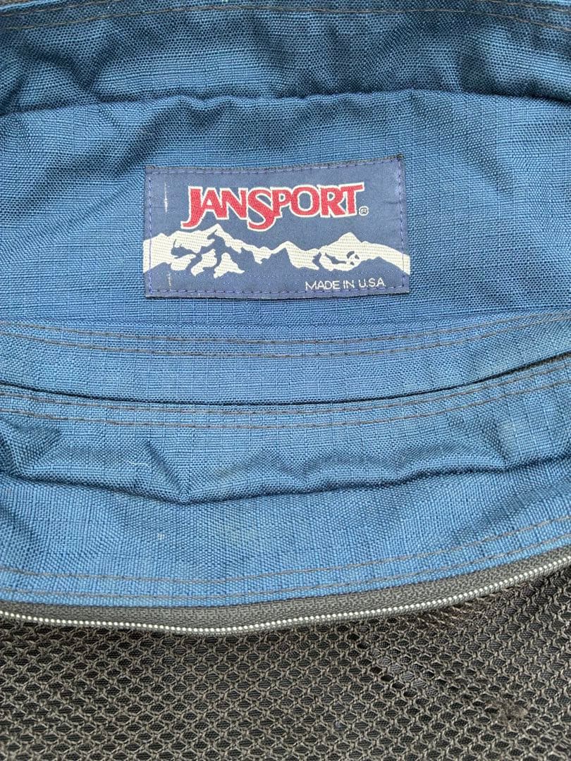 【珍品】山タグ80s JANSPORT ボディバッグ ウエストバッグ USA製