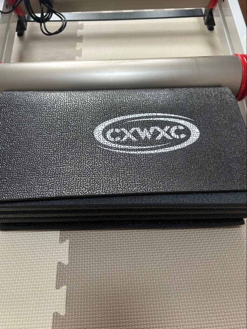 ミノウラモッズローラー　3本ローラー シルバー/レッド