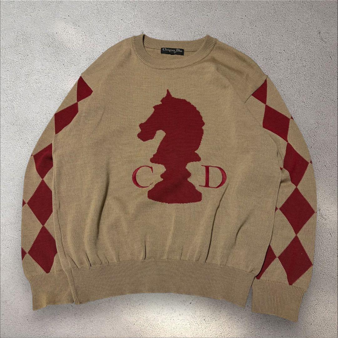 Christian Dior MONSIEUR ロゴ ニット L 90's