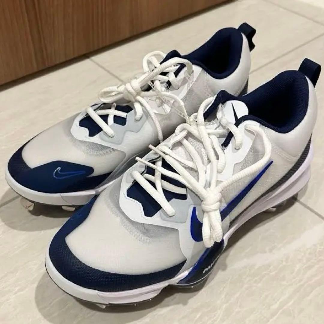 Nike Air zoom スパイクシューズ 26.5cmホワイト/ネイビー