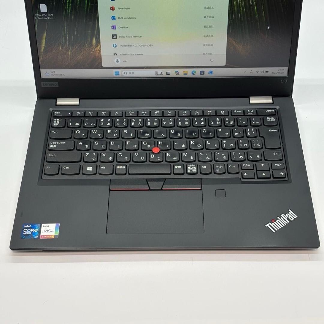 Windowsノート本体 LENOVO ThinkPad L13 i5-1145G7 16G/256G 1
