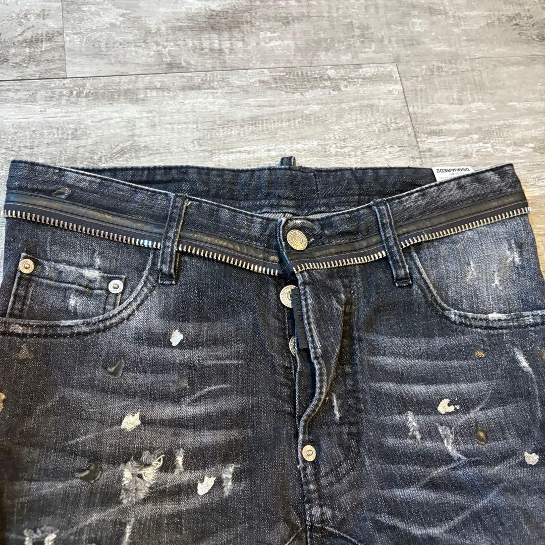 定価9万　DSQUARED2 TIDY BIKER バイカー クラッシュ加工44