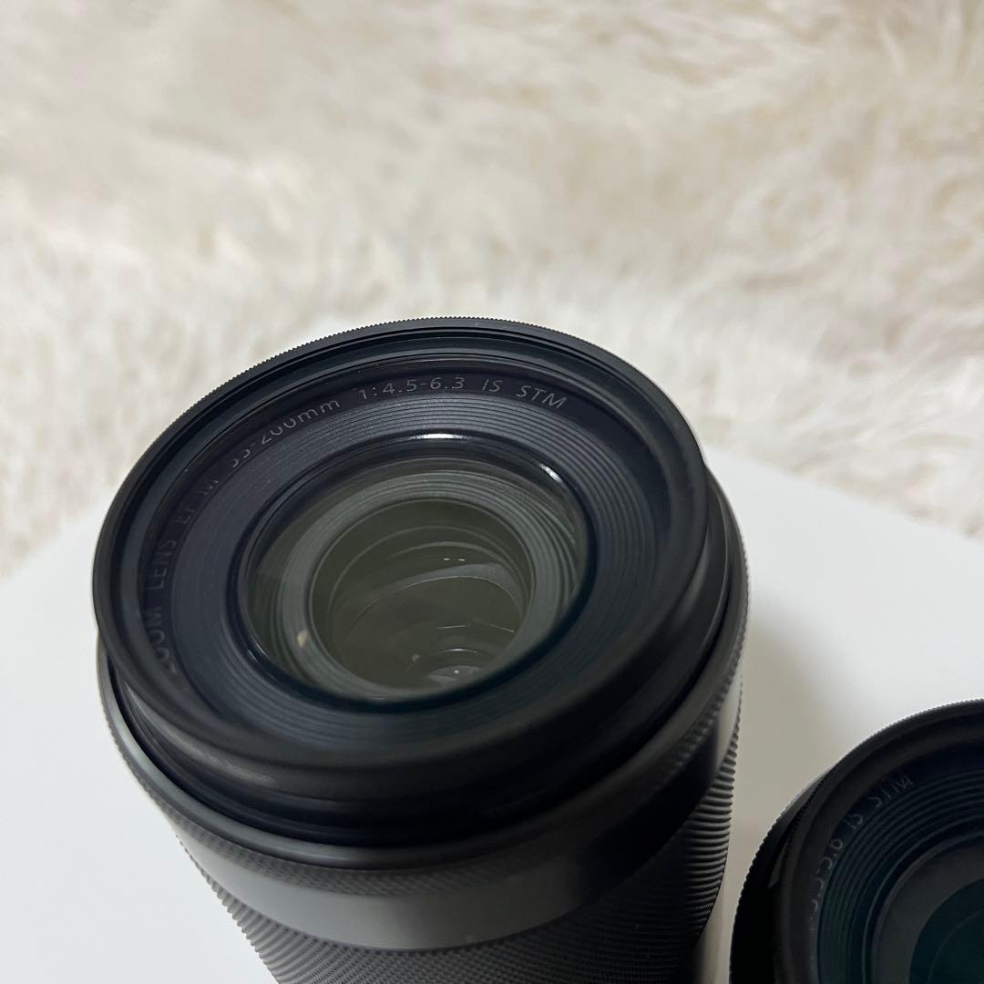 【極美品】Canon EOS M3 ブラック ダブルレンズキット バッテリー２個