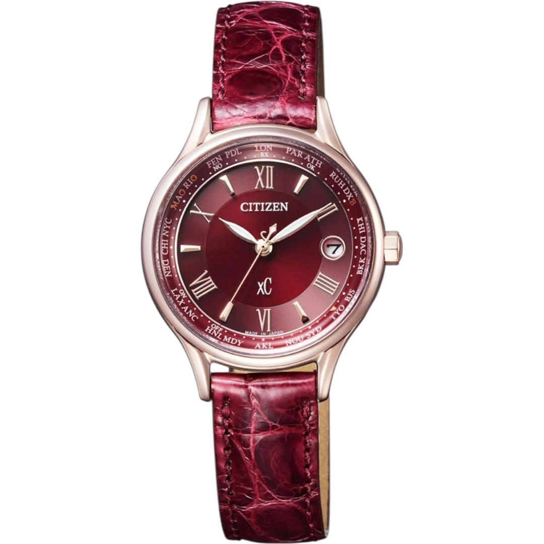 【新品】シチズン クロスシー EC1164-02W レディース クロコ　腕時計