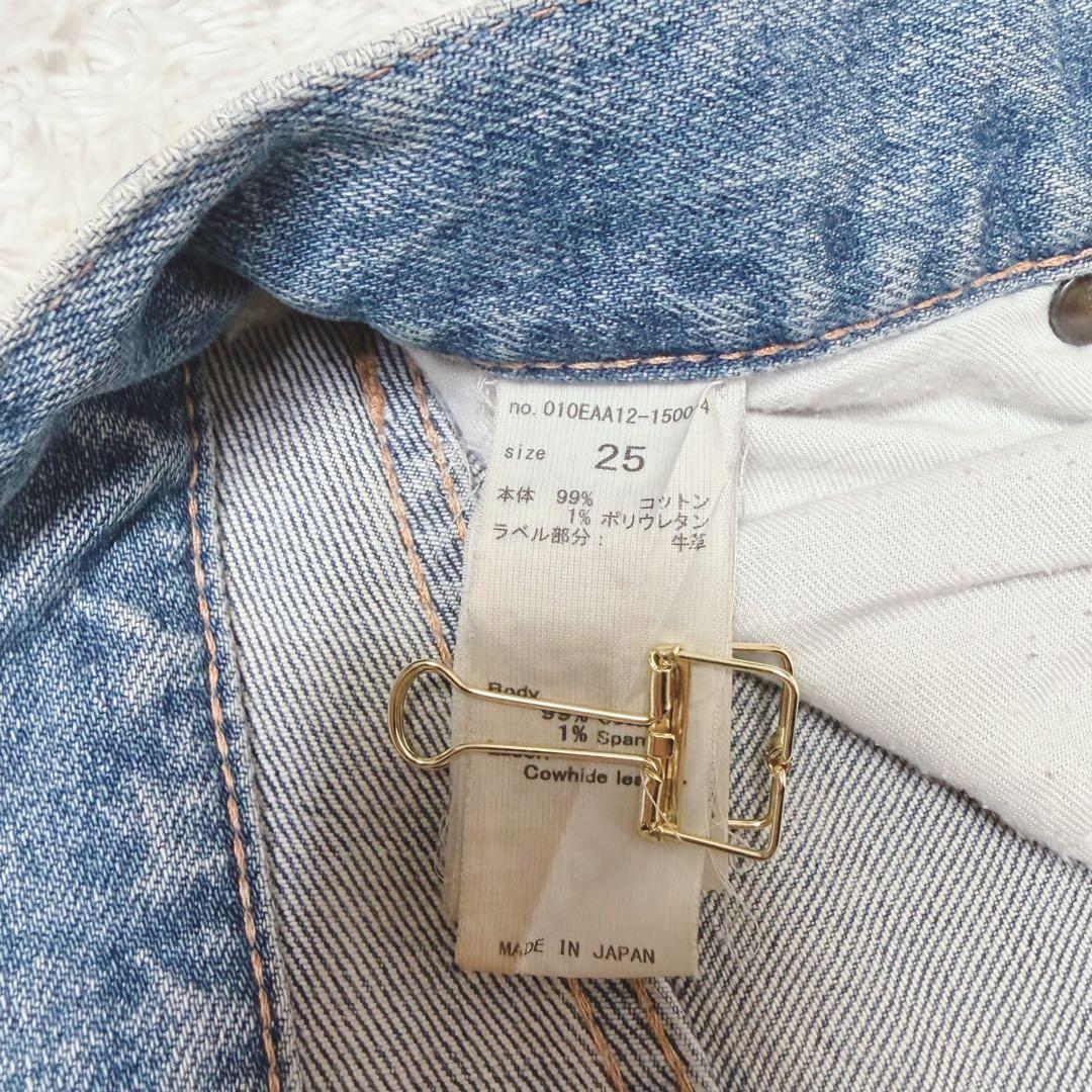 美品　MOUSSY MVS デニム フレアデニム ブーツカット 赤耳　ストレッチ