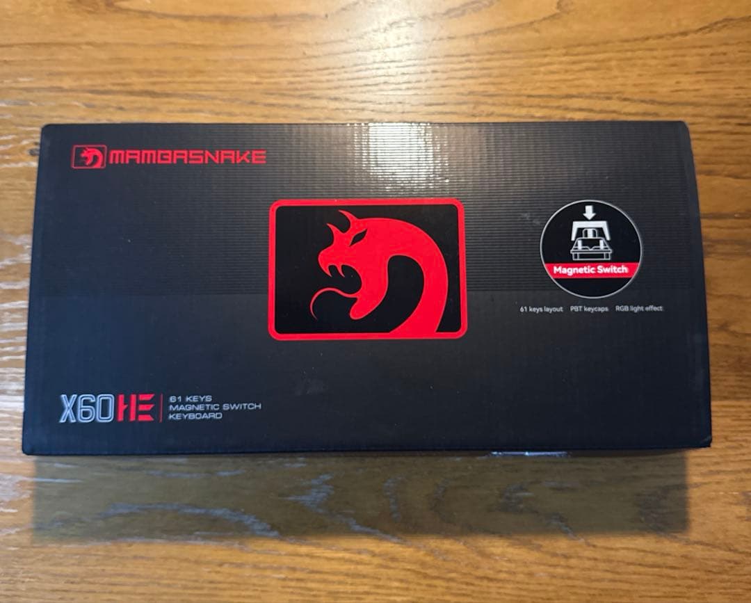 MAMBASNAKE X60HE ラピットトリガー ゲーミングキーボード