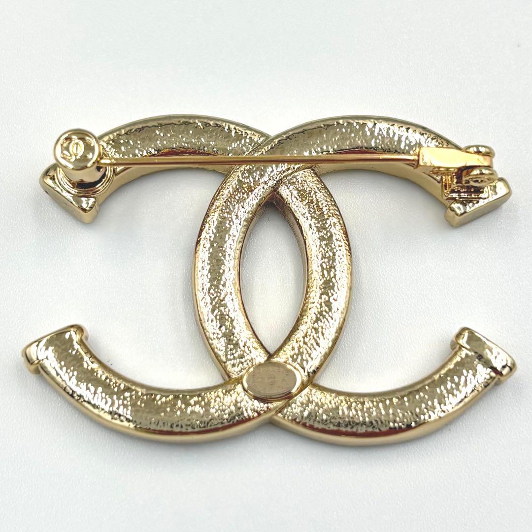 【極美品】シャネル CHANEL ブローチ ココマーク パール ゴールド