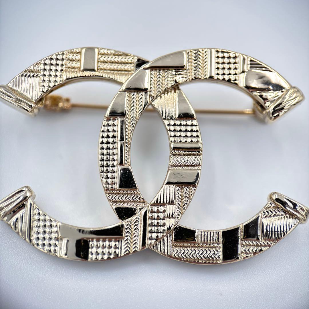【極美品】シャネル CHANEL ブローチ ココマーク パール ゴールド