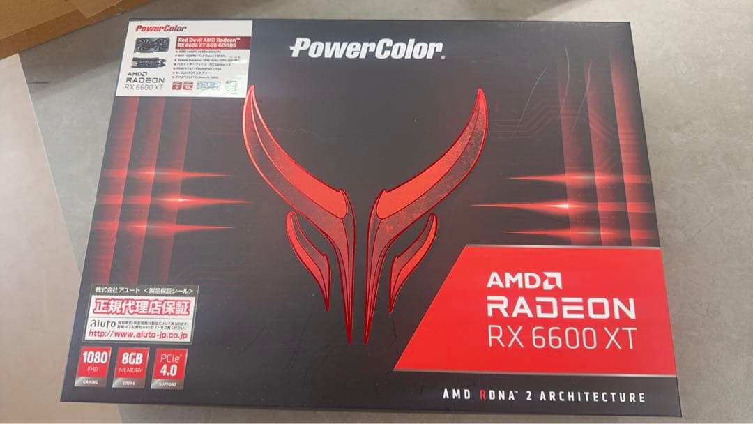 新品未使用PowerColor Radeon RX 6600 XT 8GB