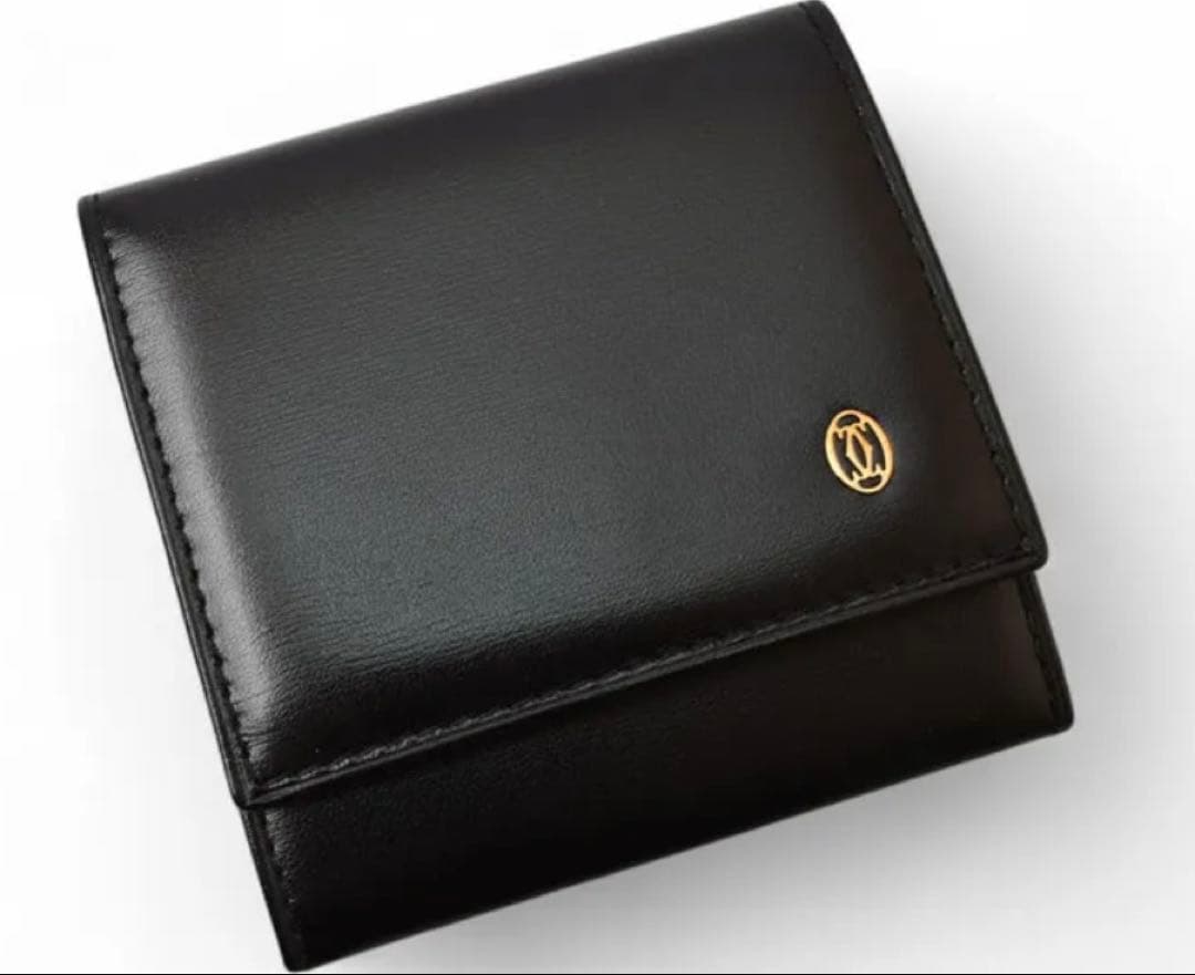 カルティエケースCartierパシャブラック本革未使用