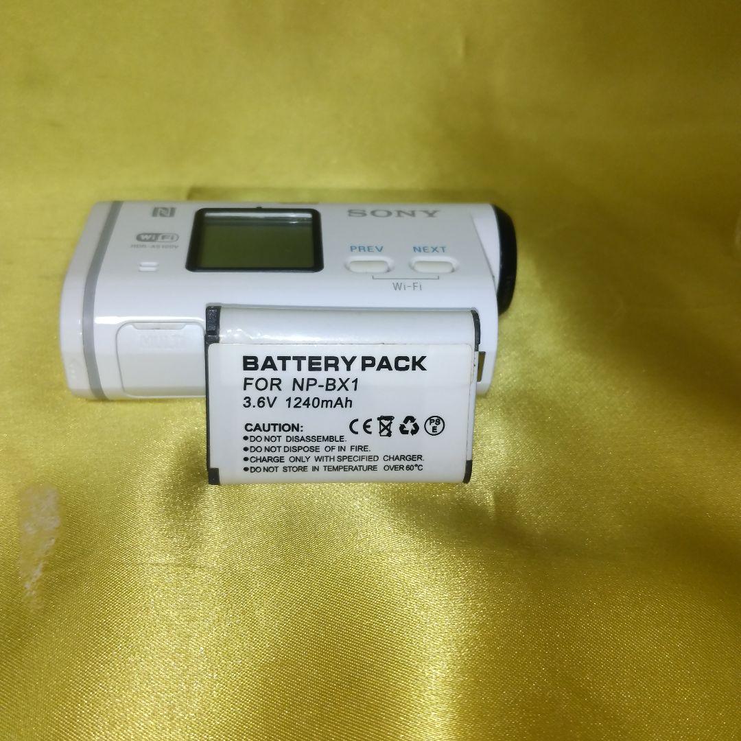 SONY HDR-AS100V ビデオカメラ本体未使用、美品、本体のみ