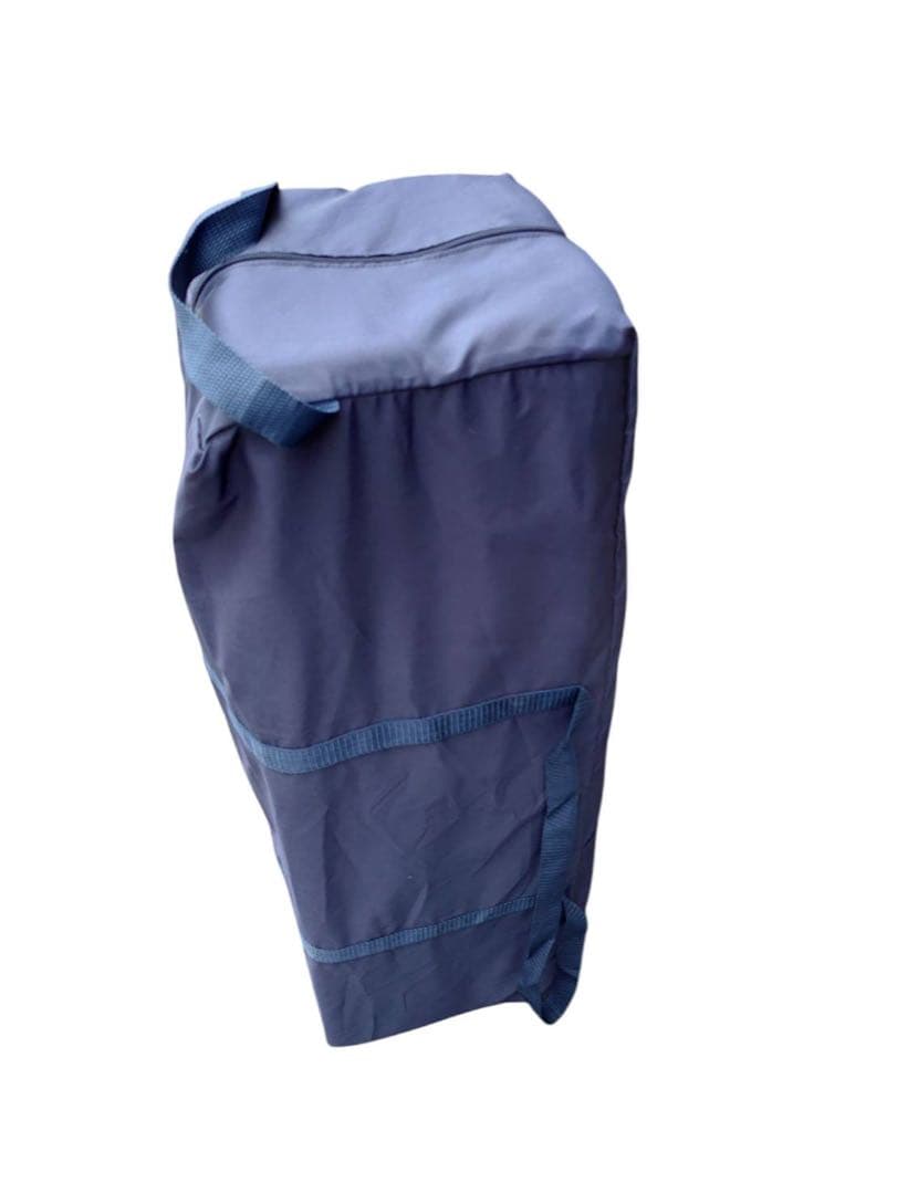 KATOJI ポータブルベビーベッド　ネイビー　マット付き63711