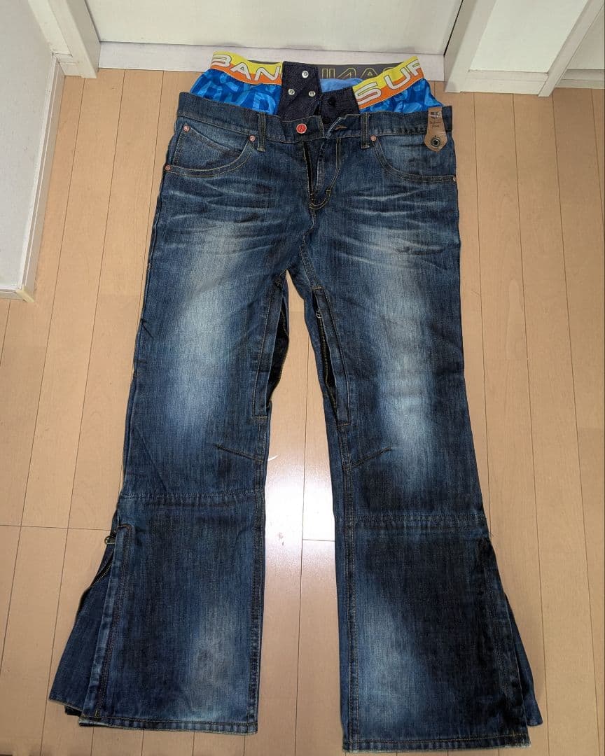 専用　URBANUS JEANS スノーボードパンツ　XL リアルデニム