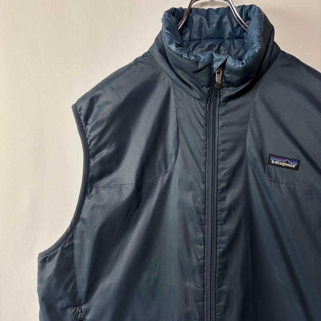 パタゴニア　マイクロパフボールベスト　XLサイズ　ネイビー　古着　07年製