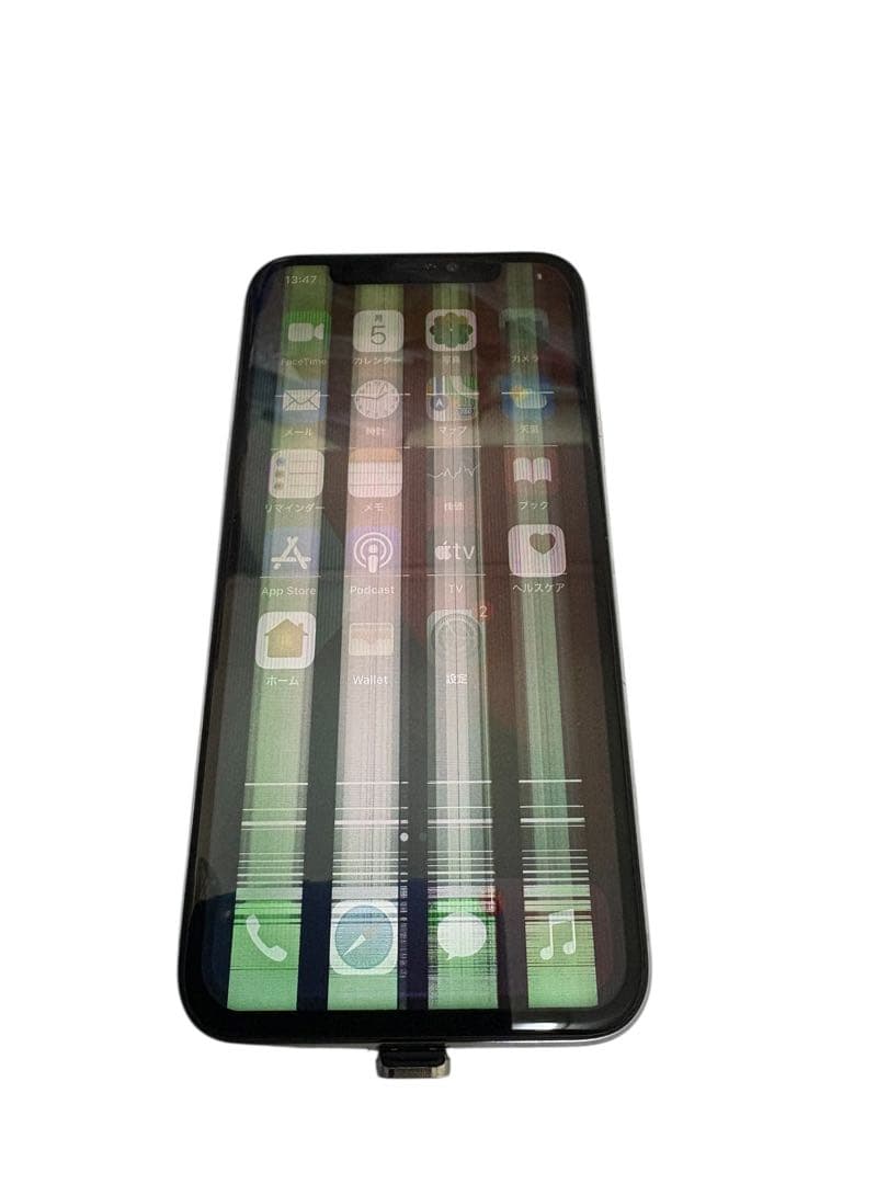 iPhone Ｘ本体 バッテリー87% 液晶不良