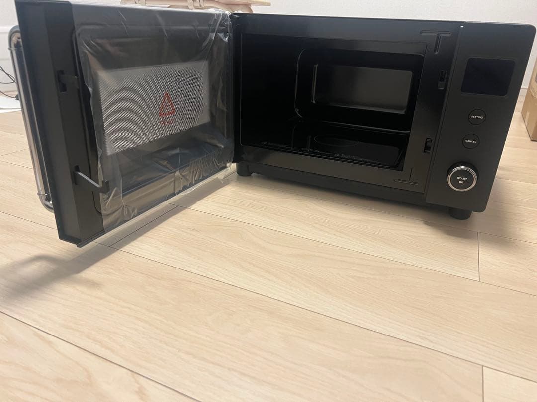 電子レンジ・オーブン BALMUDA The Range S (KRN01JP-BK)