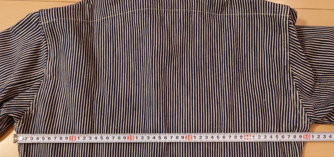 DELUXEWARE　ヒッコリーヘビーネルシャツ