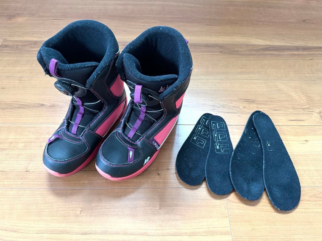 k2 ジュニアキッズ　スノーボード バインディング　ブーツ　3点セット　110