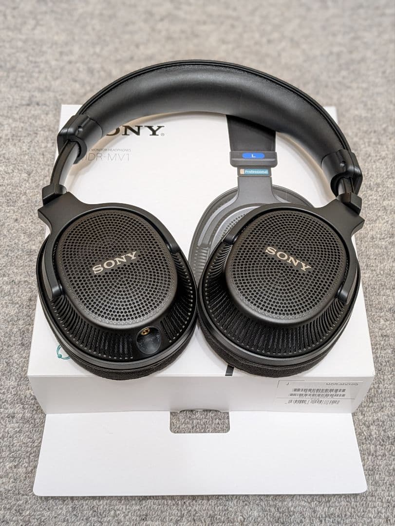 SONY MDR-MV1 ブラック 有線ヘッドホン