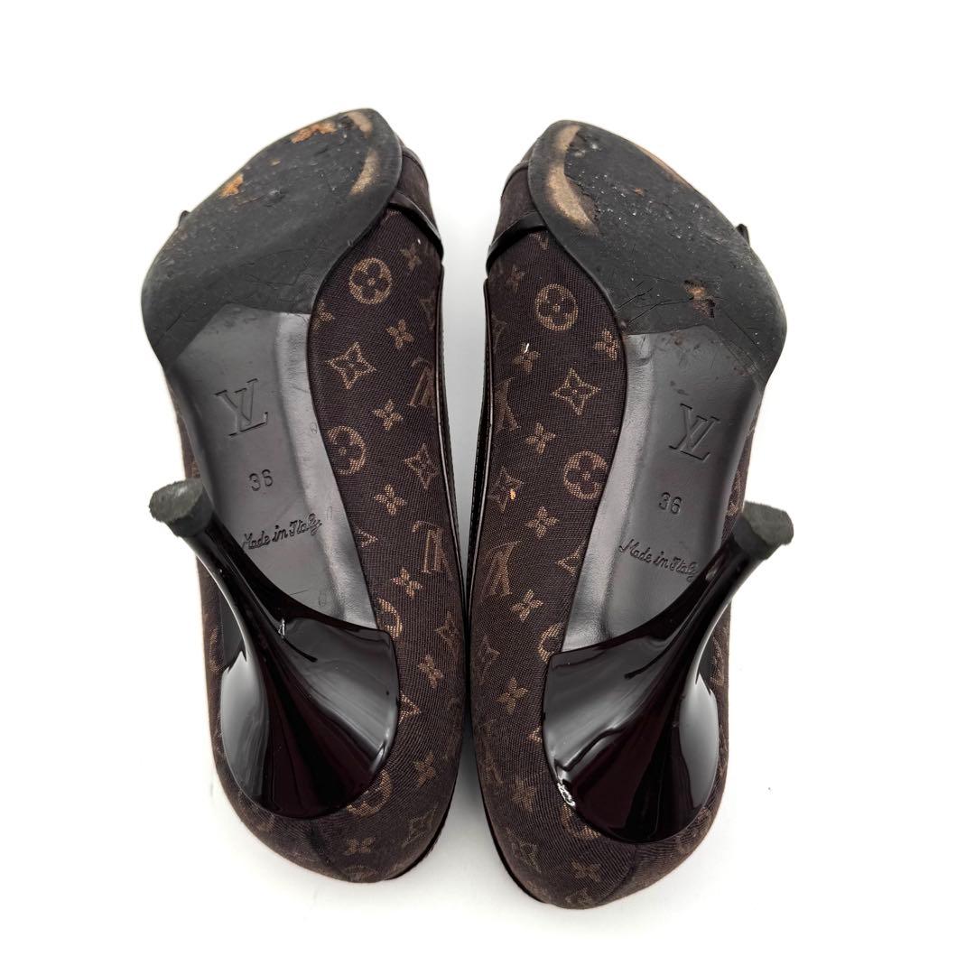 23cm　LOUIS VUITTON ルイヴィトン　モノグラム　パンプス