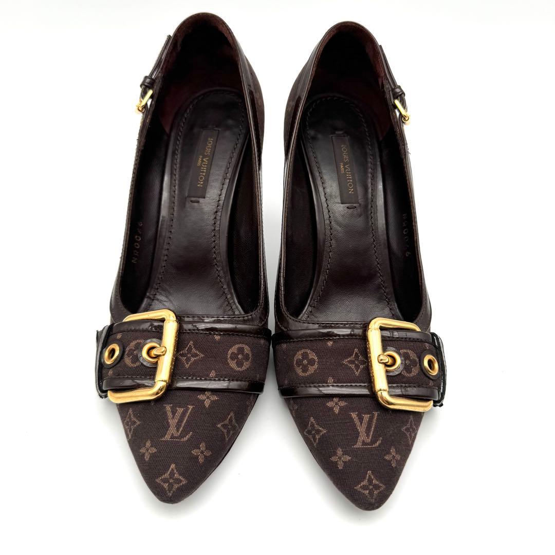 23cm　LOUIS VUITTON ルイヴィトン　モノグラム　パンプス