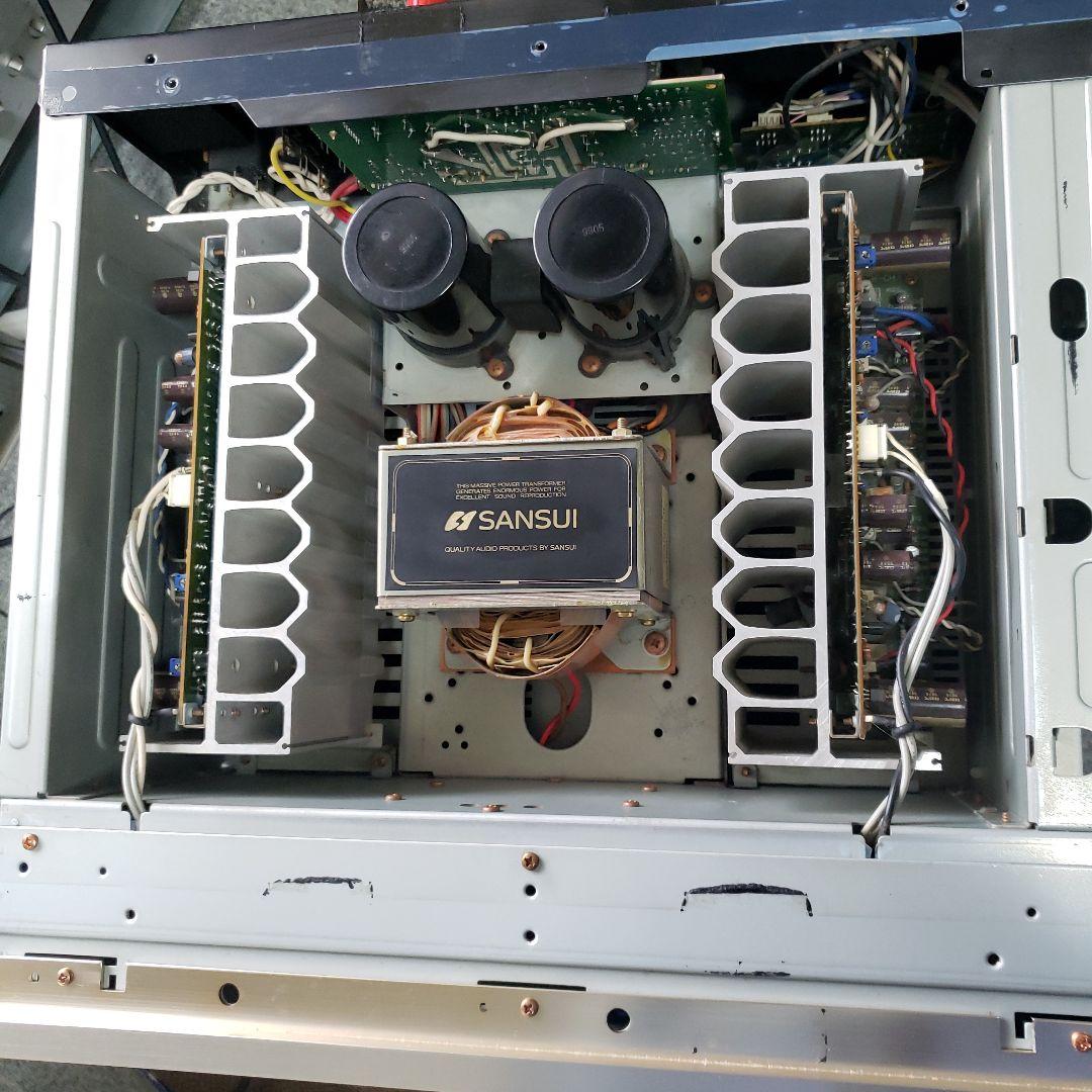 サンスイ最後のブリメインアンプ　AU-α607NRA Ⅱ