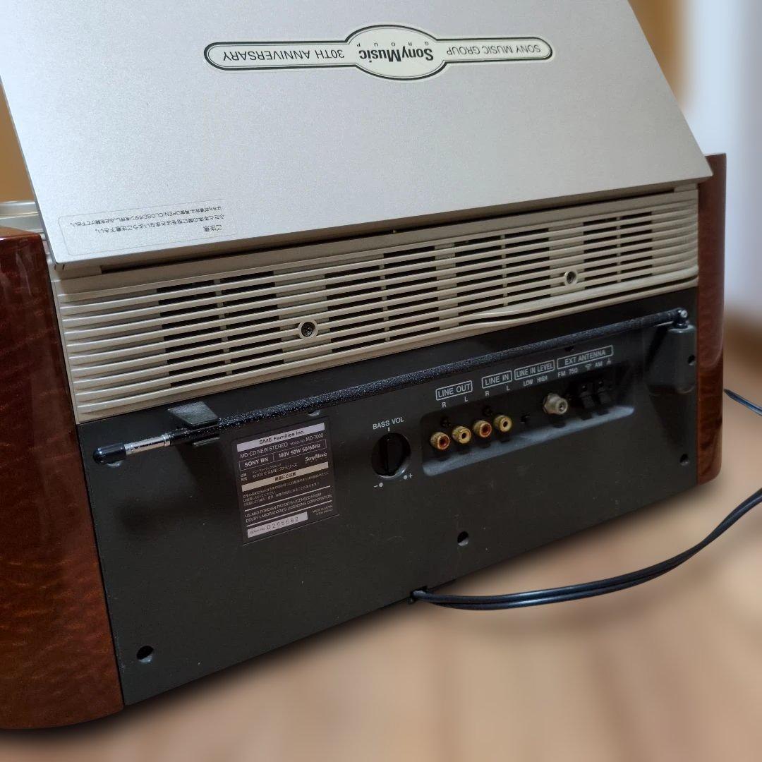 Sony MD/CDラジオ 30周年記念モデル【ジャンク】