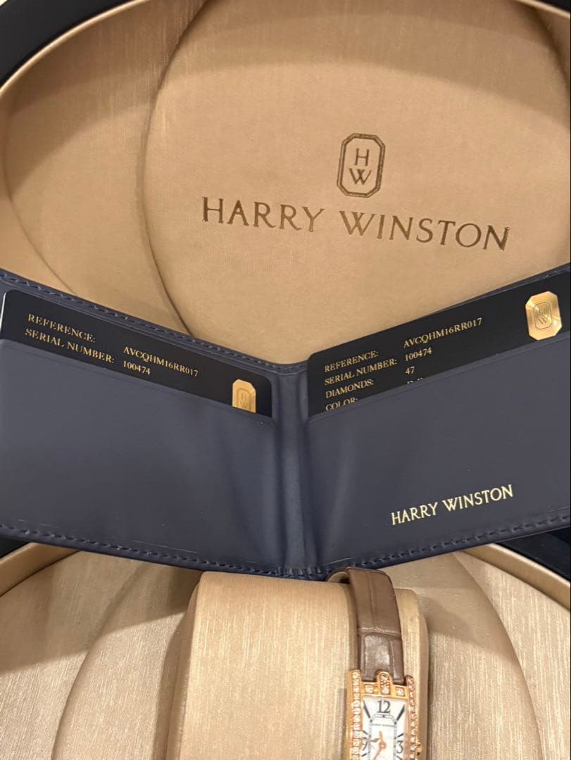 HARRY WINSTON ダイヤモンド装飾 腕時計