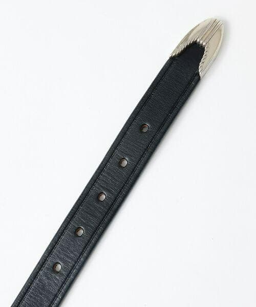 TORY LEATHER WESTERN BELT 32 新品 USA製 本革