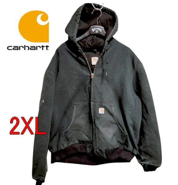 カーハート　Carhartt アクティブジャケット ダック メキシコ製 黒
