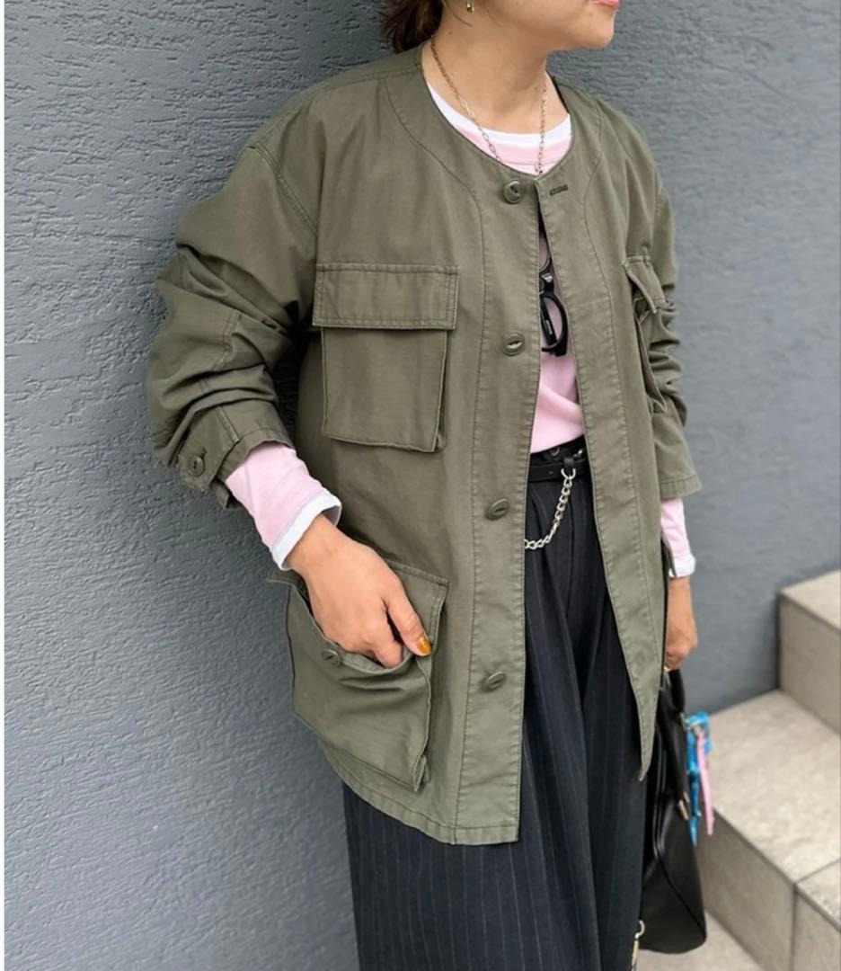新品未使用　24AW Rie Miller ミリタリージャケット