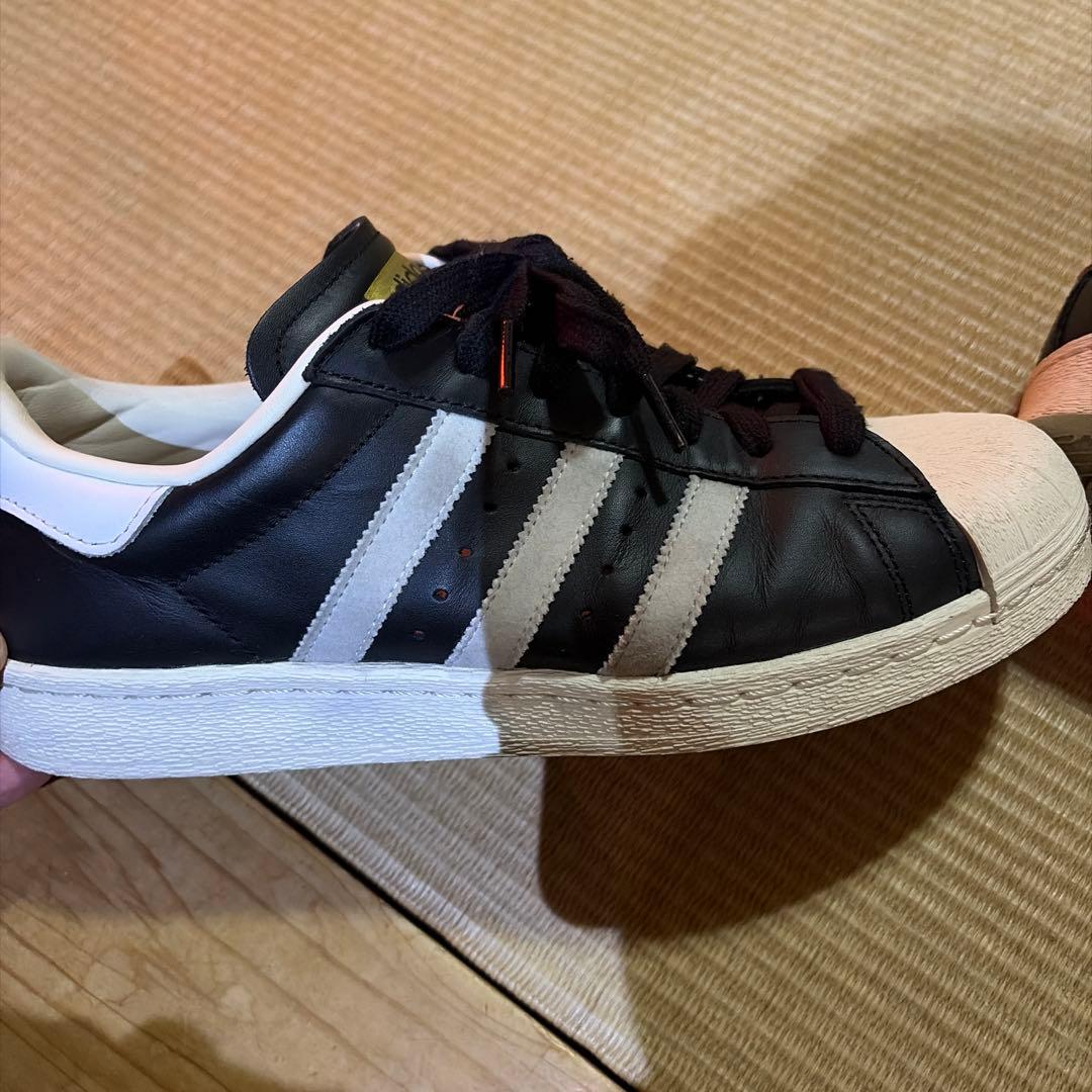 靴 adidas superstar 82 FI CORE BLACK 26.5cm