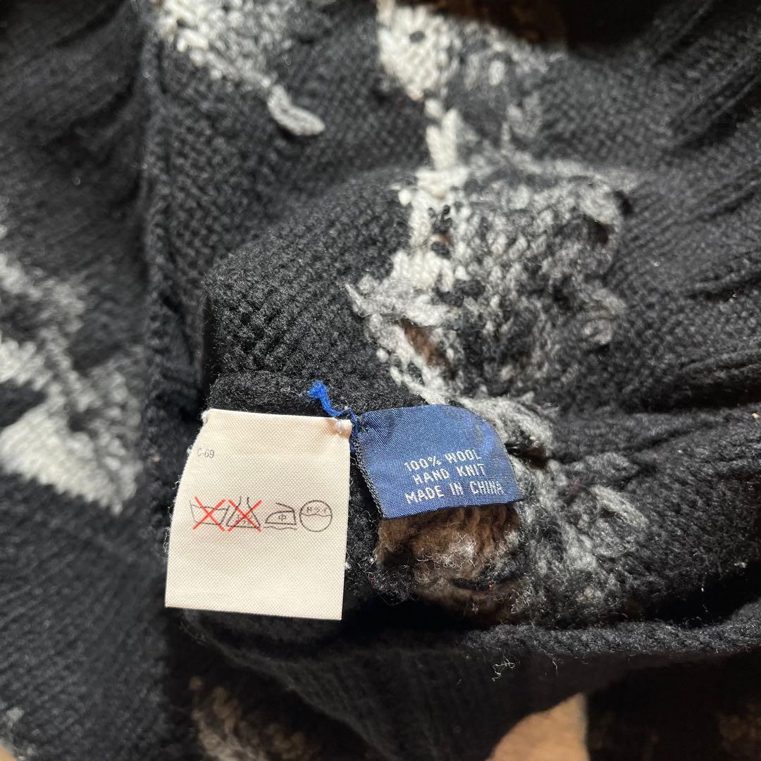トップス Y2K 90s RALPH LAUREN WOOL NATIVE KNIT