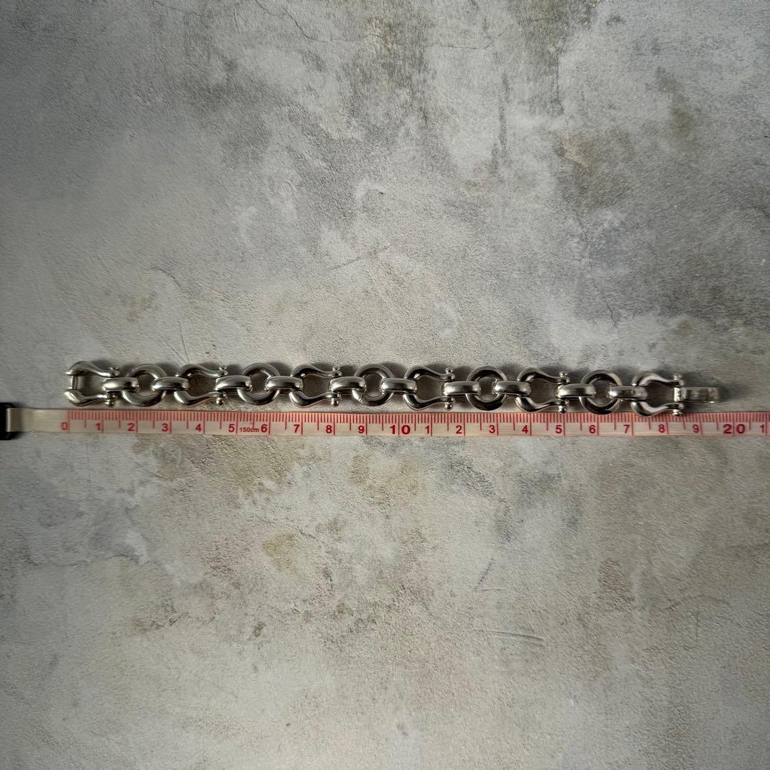 ヴィンテージ ホースシューリンクブレスレット シルバー925 イタリア製