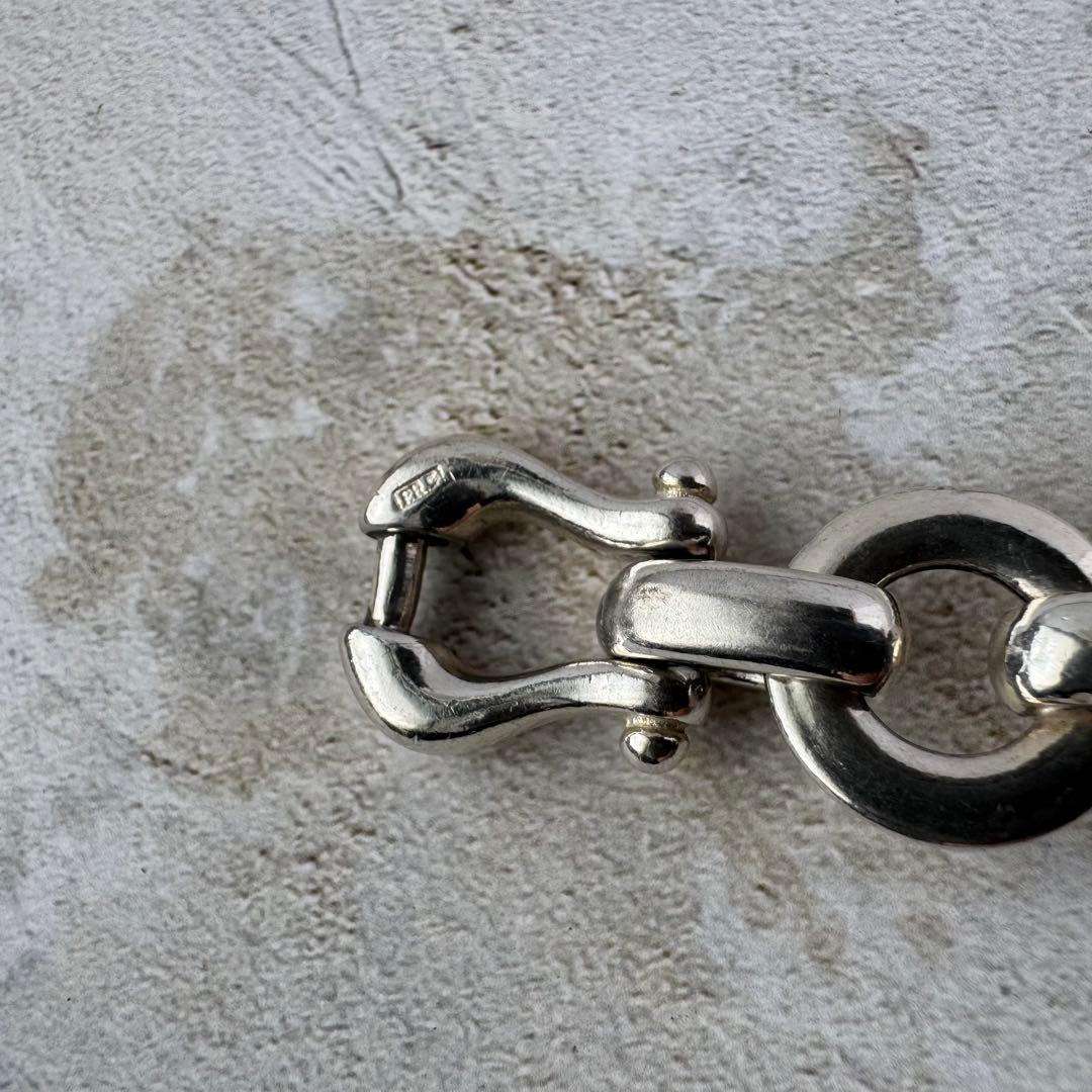 ヴィンテージ ホースシューリンクブレスレット シルバー925 イタリア製
