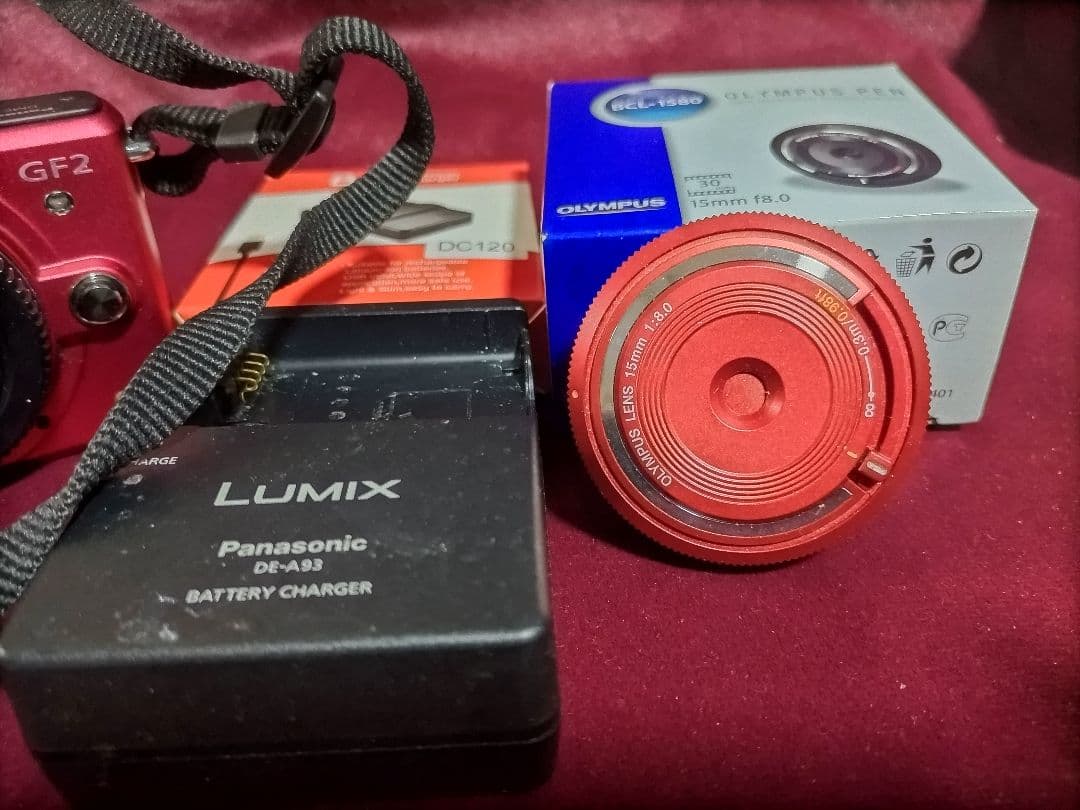 LUMIX GF2 ミラーレス一眼 レッド