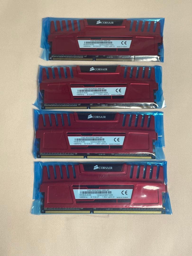 メモリー CORSAIR Vengeance DDR3 1866C9R 16GB