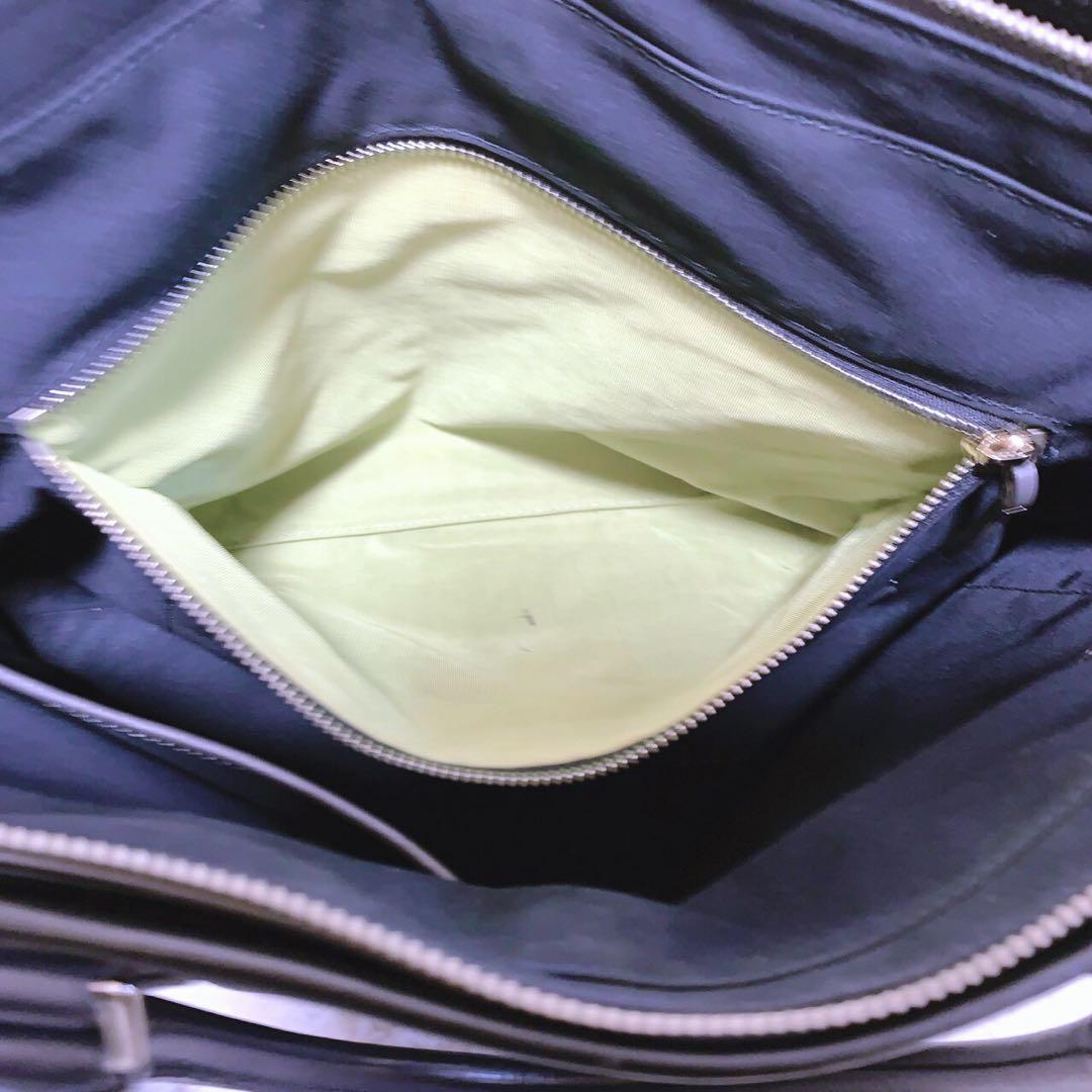 美品 ポールスミス トートバッグ 大容量 ブラック 肩掛け A4可 PVCレザー