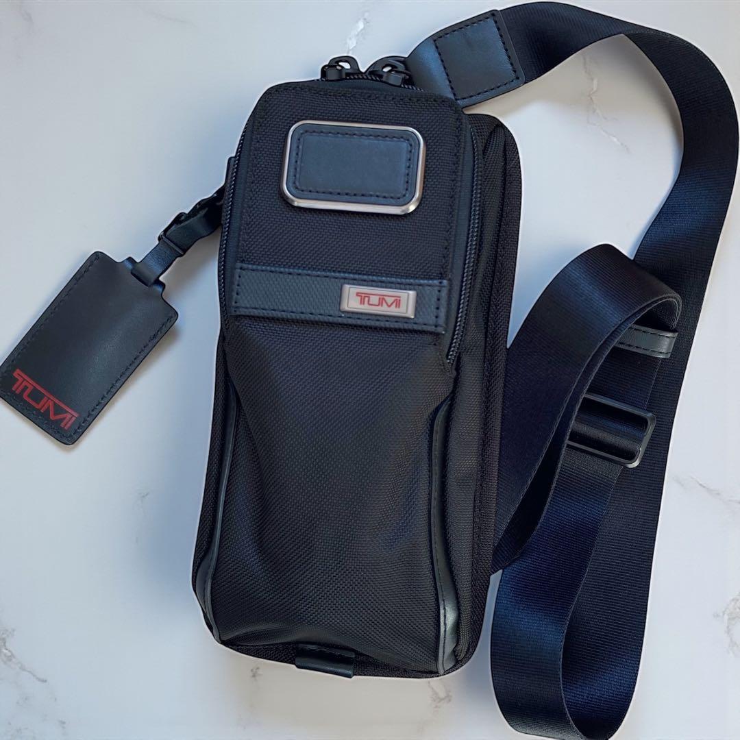 TUMI トゥミ【未使用に近い】ALPHA3 コンパクトスリング ボディバッグ