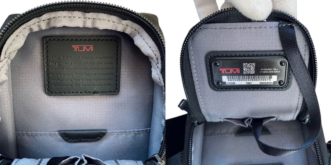 TUMI トゥミ【未使用に近い】ALPHA3 コンパクトスリング ボディバッグ