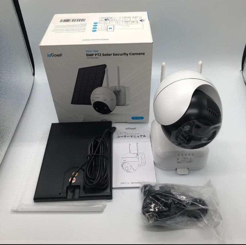 新品 防犯カメラ ZX－GX4S　SDカード付128GB　ソーラー充電