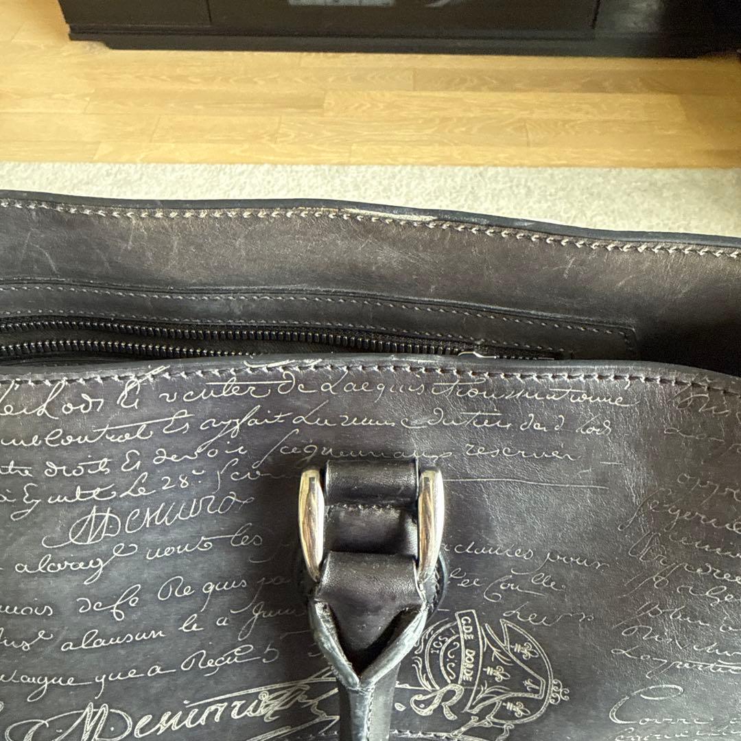 たかひろっちBerluti ブラックレザー トートバッグ