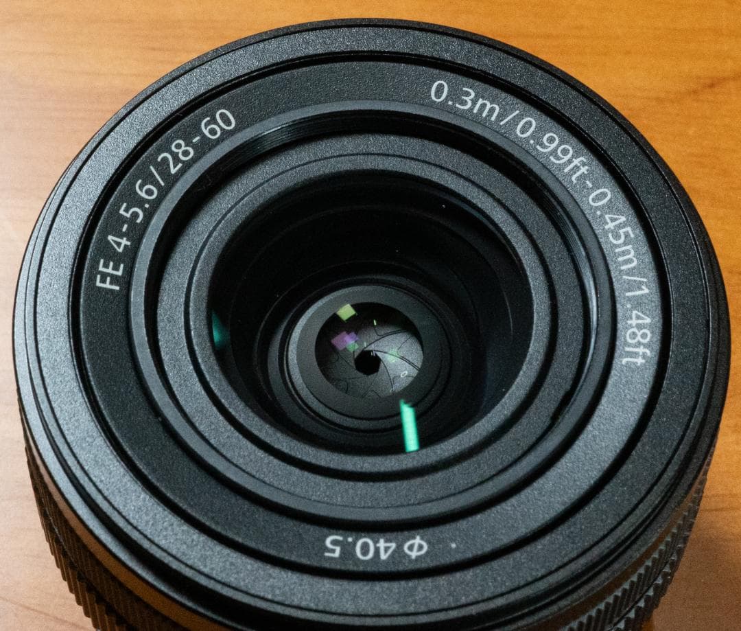 SONY FE 28-60mm ズームレンズ・フルサイズ用(目立つ傷のない良品)