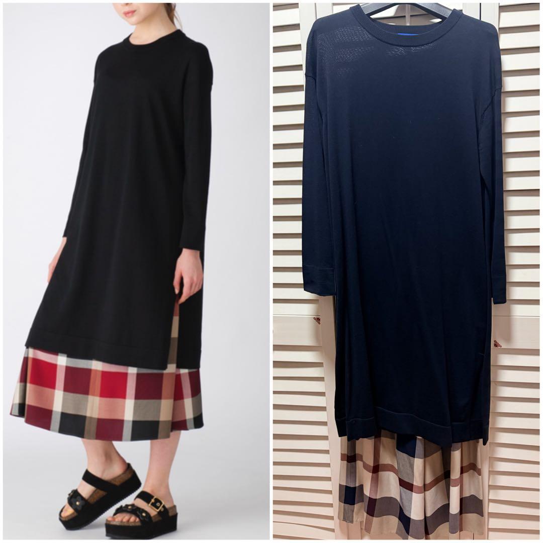 ブルーレーベルクレストブリッジ ツイルニットセットアップ 38