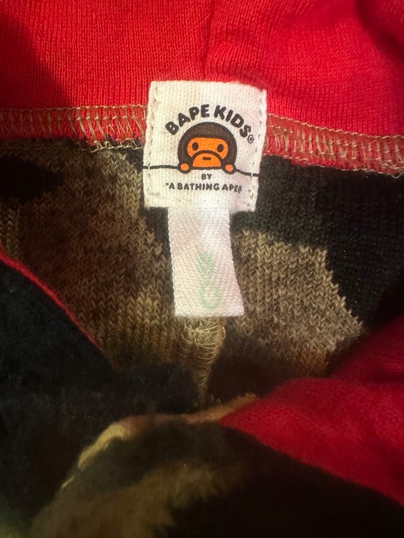 A BATHING APE BAPE KIDS シャーク 迷彩柄 ロンパース