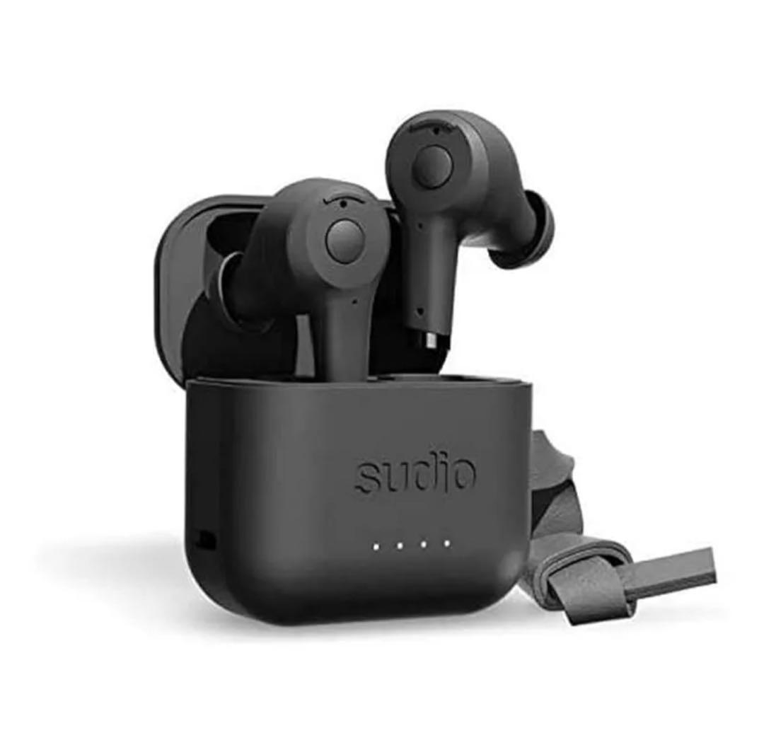 Sudio Ett ETTBLK ブラック 完全ワイヤレスイヤホン IPX5防水
