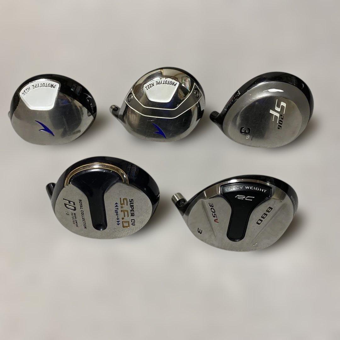 【29ヶセット】ドライバー、フェアウェイウッド用ヘッドのみ