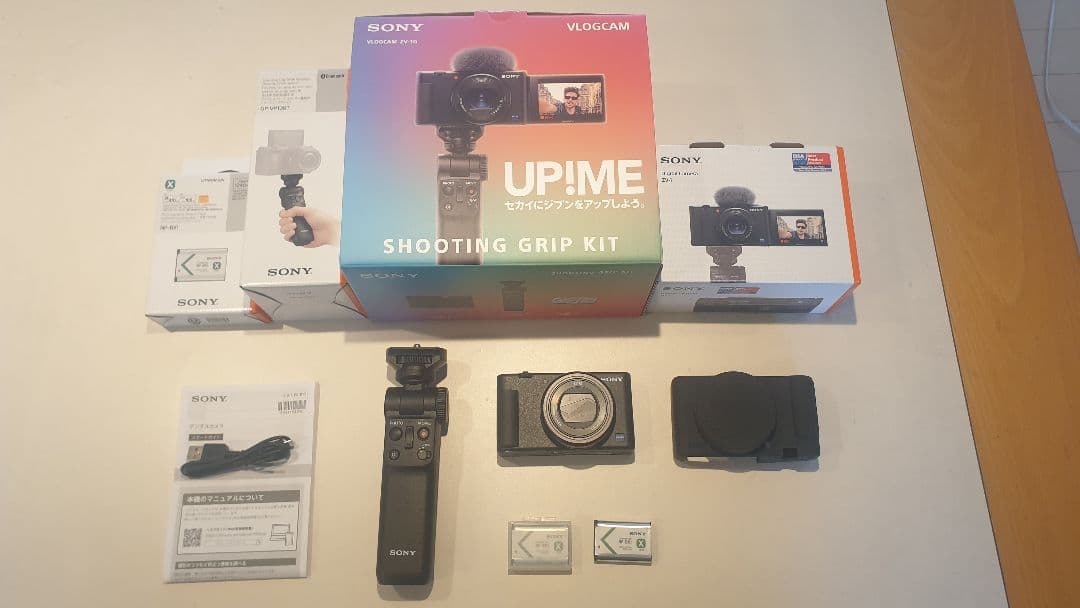 使用20回程度 SONY VLOGCAM ZV-1Gシューティンググリップキット